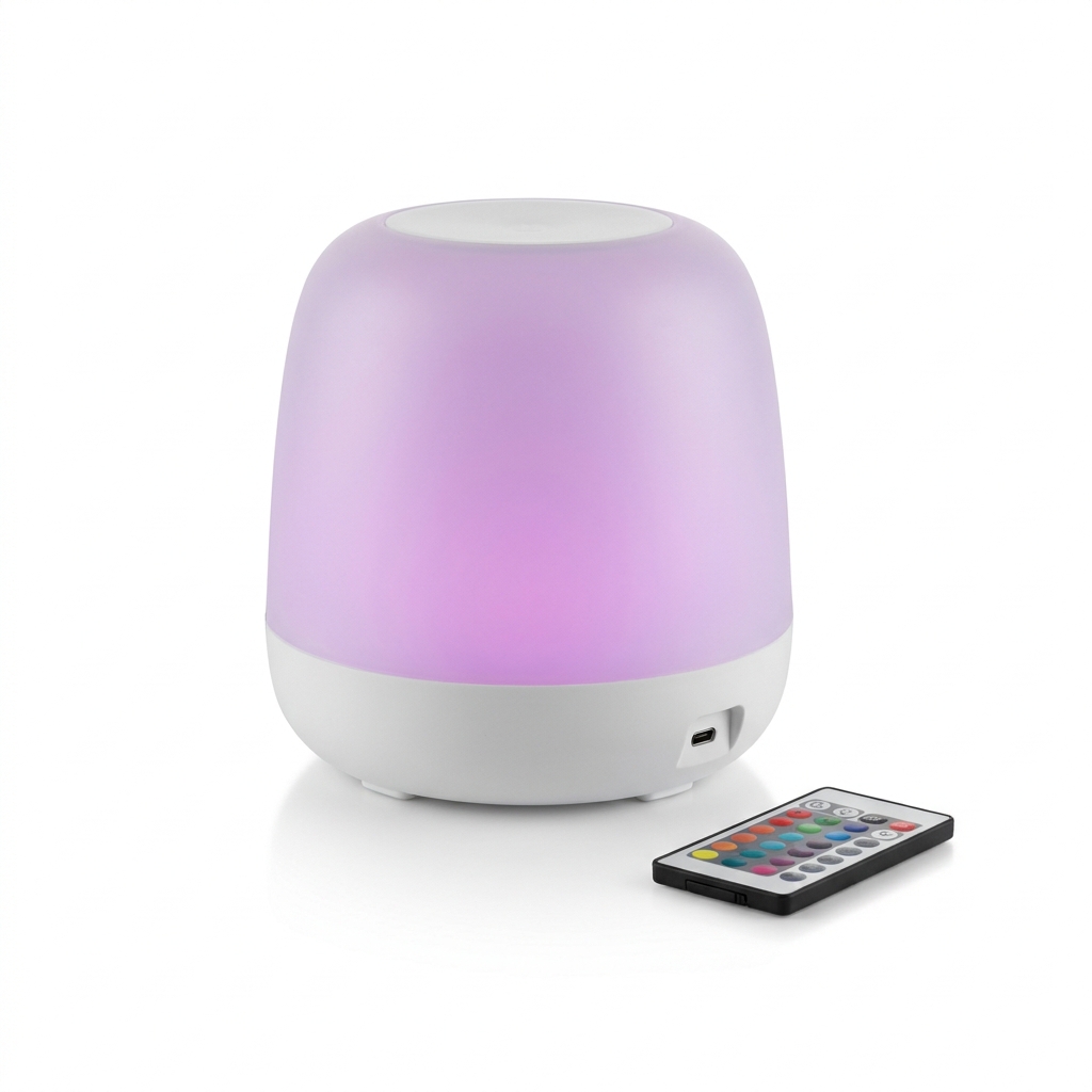 EXPOTEN KL-03900 настольная лампа светодиодная, RGB+W 16 цветов, с пультом, с аккумулятором, USB