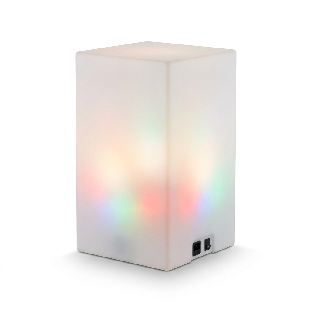 EXPOTEN KL-03969 торшер квадратный, RGB+W, с пультом, с аккумулятором, зарядка
