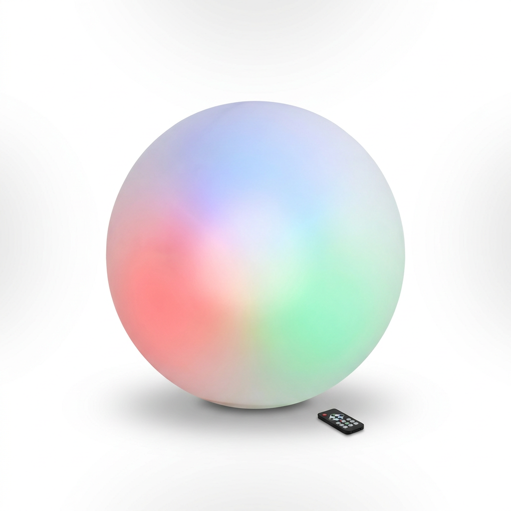 EXPOTEN KL-03996 LED шар, RGB, 16 цветов, пульт, аккумулятор, 150x150 см