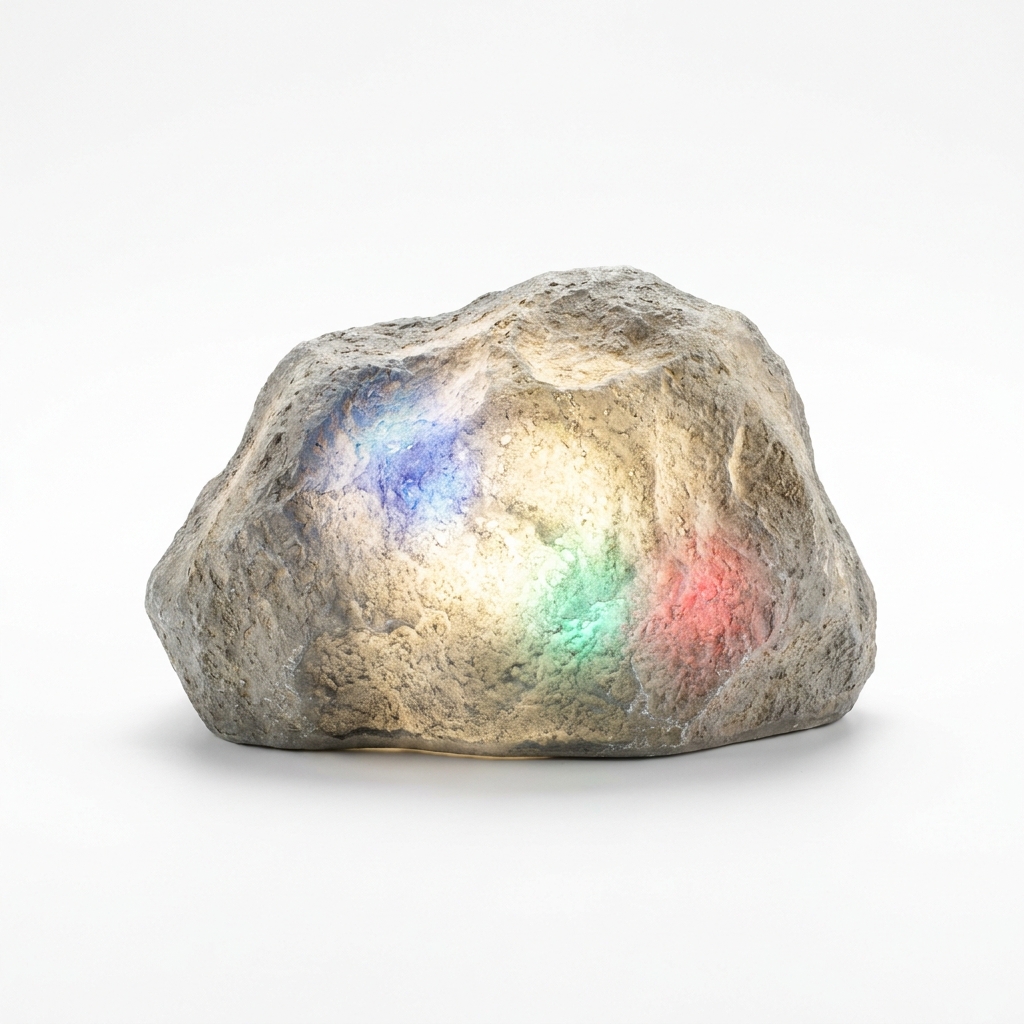 EXPOTEN KL-04002 светодиодный камень, RGB+W, с пультом, с аккумулятором