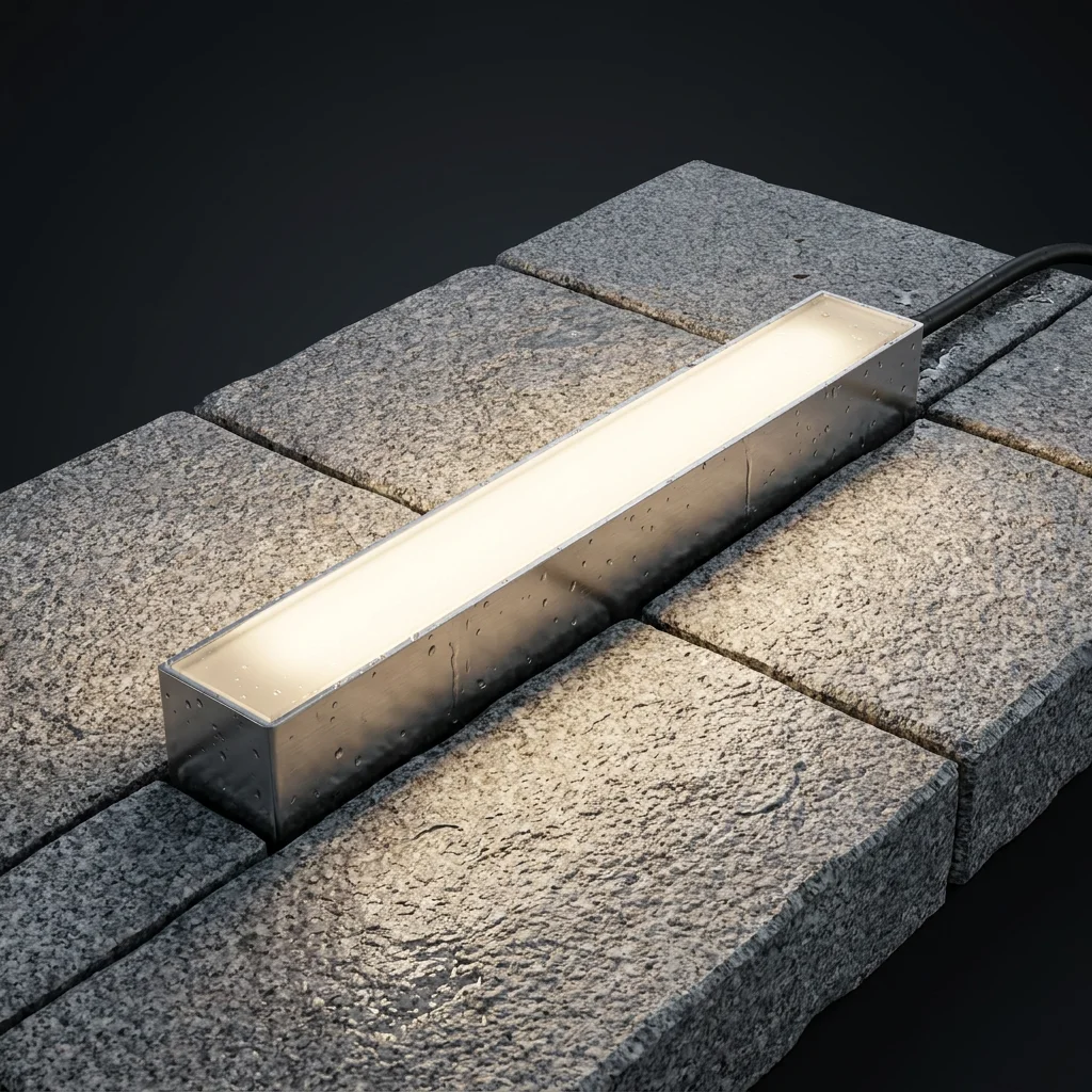 EXPOTEN KL-03573 GROUND-stainless-steel-L100x50 светодиодная брусчатка 100×50 мм