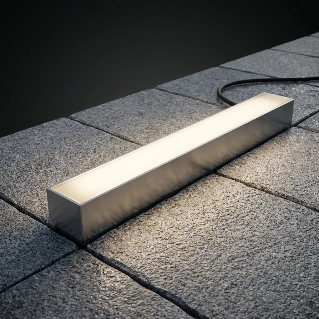 EXPOTEN KL-03574 GROUND-stainless-steel-L200x50 светодиодная брусчатка 200×50 мм