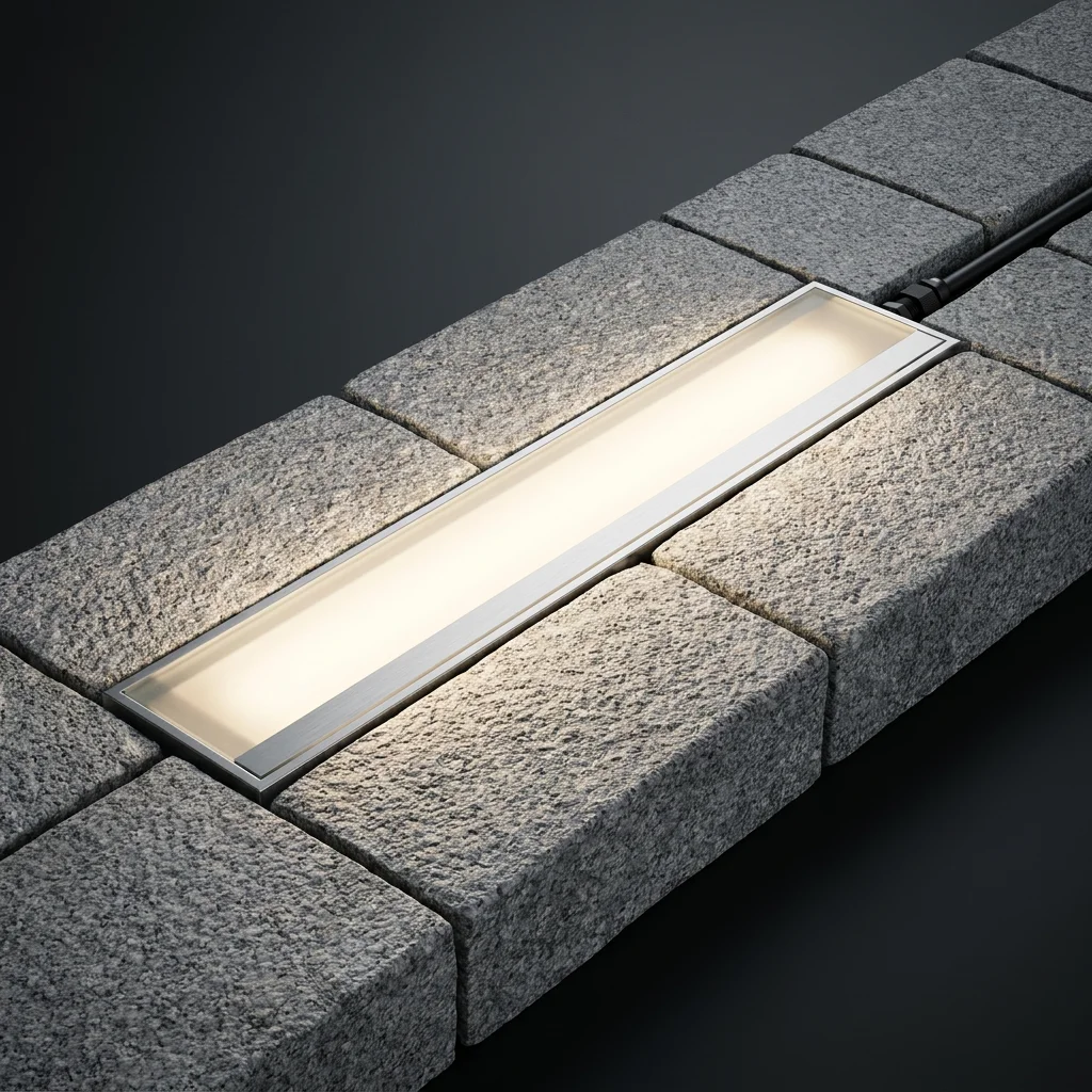 EXPOTEN KL-03581 GROUND-stainless-steel-L900x50 светодиодная брусчатка 900×50 мм