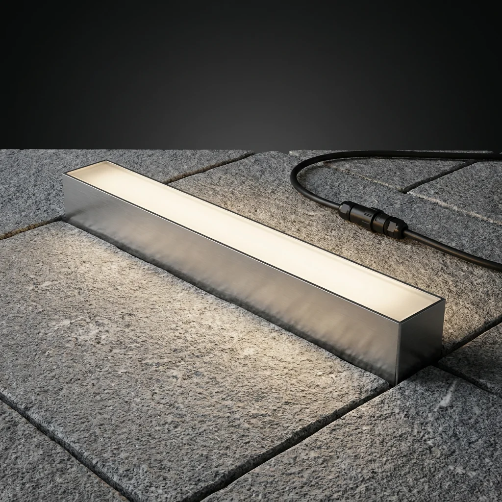 EXPOTEN KL-03592 GROUND-aluminum-L800x50 светодиодная брусчатка 800×50 мм