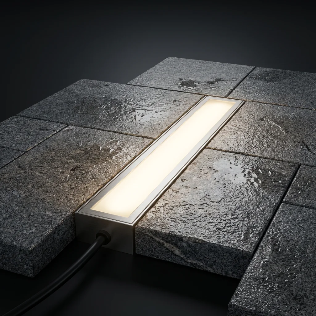 EXPOTEN KL-03595 GROUND-aluminuml-L1000x50 светодиодная брусчатка 1000×50 мм