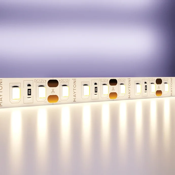 Led Strip Светодиодная лента 12В 2835 9,6Вт/м 3000K 5м IP20 10108 — 9.60Вт IP20