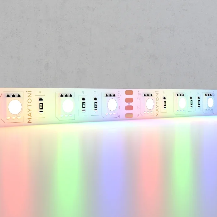 Led Strip Светодиодная лента 12В 5050 14,4Вт/м RGB 5м IP20 10134 — 14.40Вт IP20