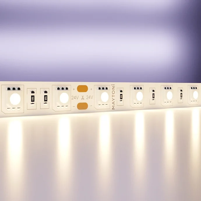 Led Strip Светодиодная лента 24В 5050 14,4Вт/м 3000K 5м IP20 10168 — 14.40Вт IP20