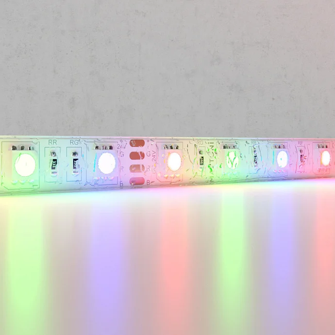 Led Strip Светодиодная лента 24В 5050 14,4Вт/м RGB 5м IP65 10175 — 14.40Вт IP65