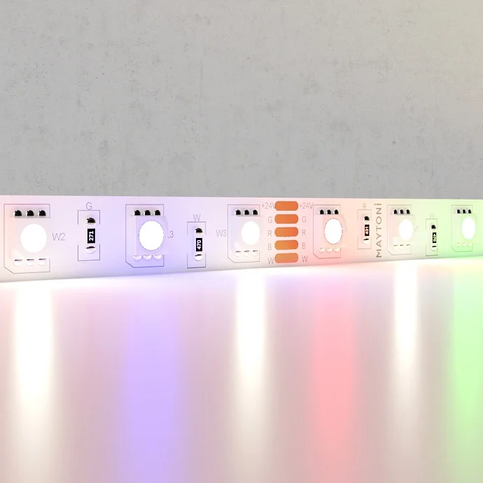 Led Strip Светодиодная лента 24В 5050 14,4Вт/м RGB+W 4000K 5м IP20 10177 — 14.40Вт IP20
