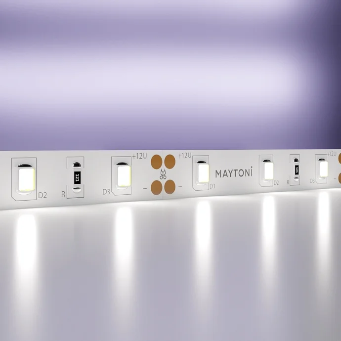Led Strip Светодиодная лента 12В 2835 7,2Вт/м 6000K 5м IP20 20003 — 7.20Вт IP20