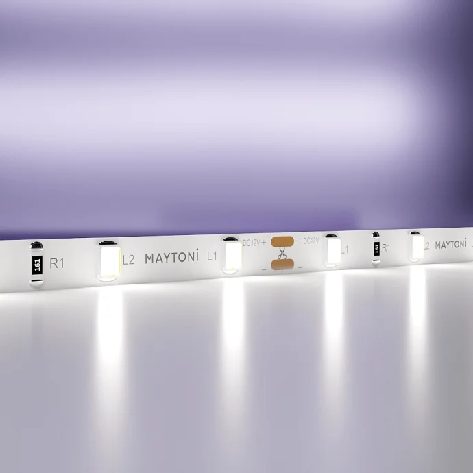 Led Strip Светодиодная лента 12В 2835 4,8Вт/м 6000K 5м IP20 5мм 20009 — 4.80Вт IP20