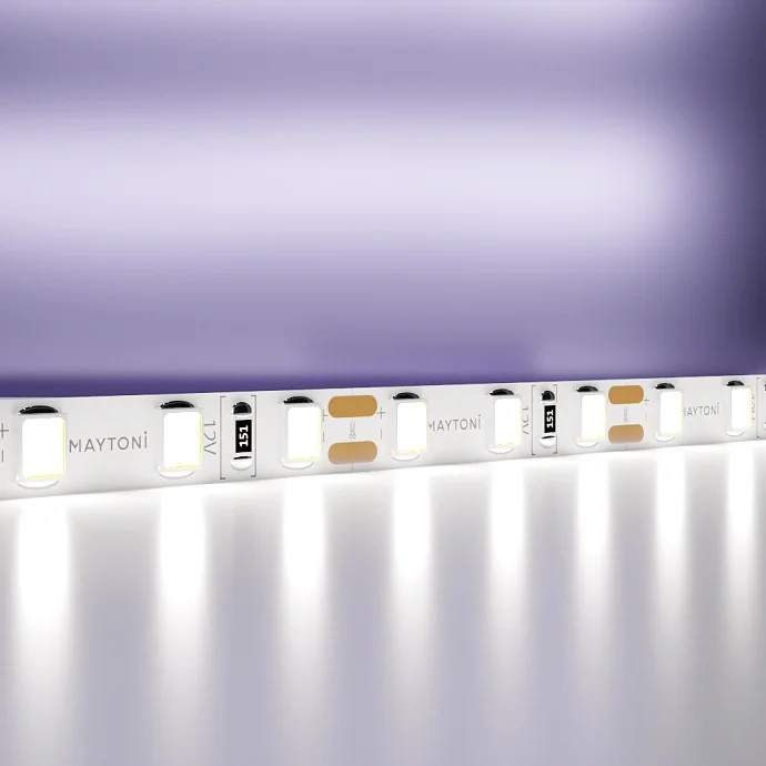 Led Strip Светодиодная лента 12В 2835 9,6Вт/м 6000K 5м IP20 5мм 20012 — 9.60Вт IP20
