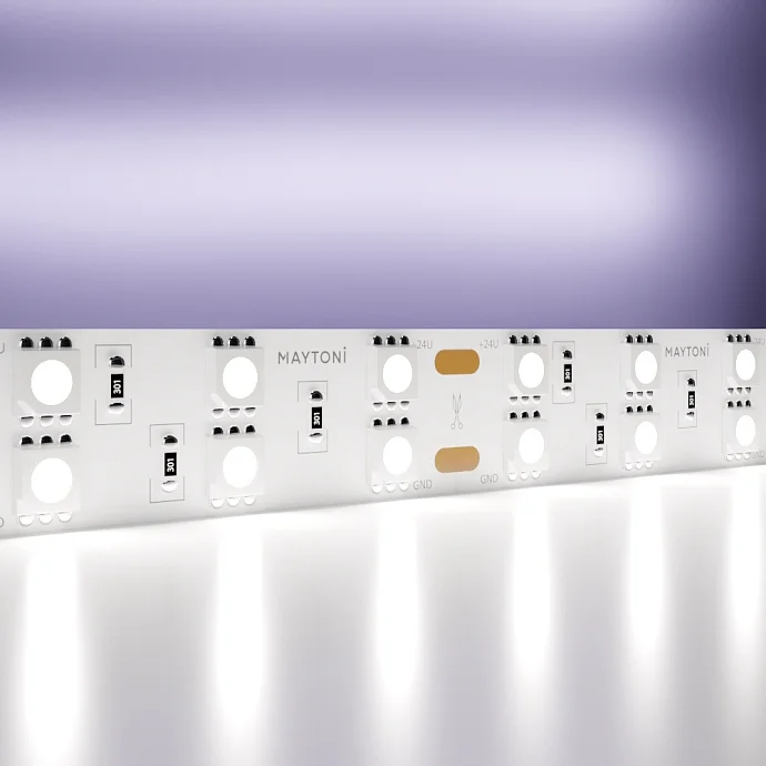 Led Strip Светодиодная лента 24В 5050 28,8Вт/м 6000K 5м IP20 15мм 20036 — 28.80Вт IP20