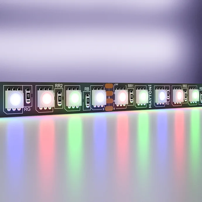 Led Strip Светодиодная лента 24В 5050 21Вт/м RGB 5м IP20 Black 20038 — 21.00Вт IP20