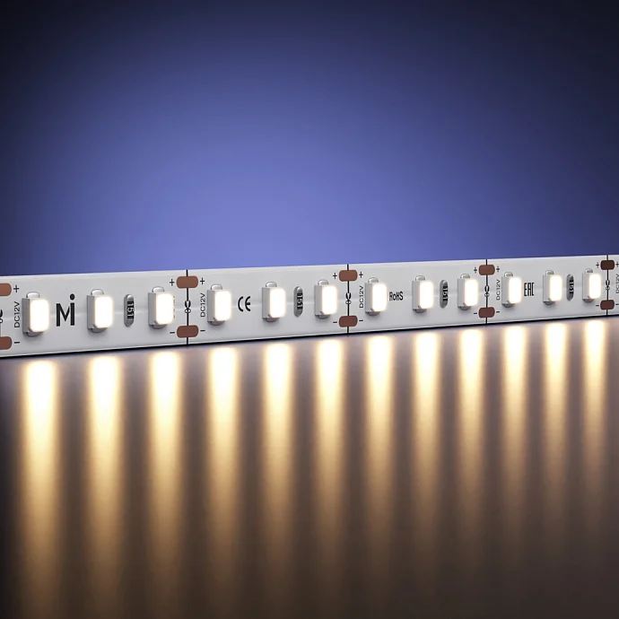 Led Strip Светодиодная лента 12В 2835 9,6Вт/м 3000К 5м IP 20 201031 — 9.60Вт IP20