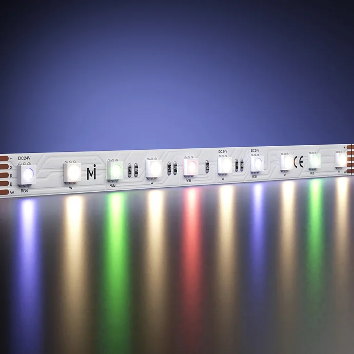Led Strip Светодиодная лента 24В 5050 14,4Вт/м 3000К 5м IP 20 201132 — 14.40Вт IP20