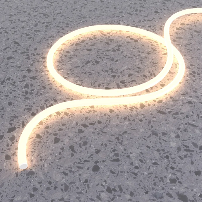 Led Strip Гибкий неон LNM-D18-24V-14,4W-3K-R-IP65 201146 — 14.40Вт IP65