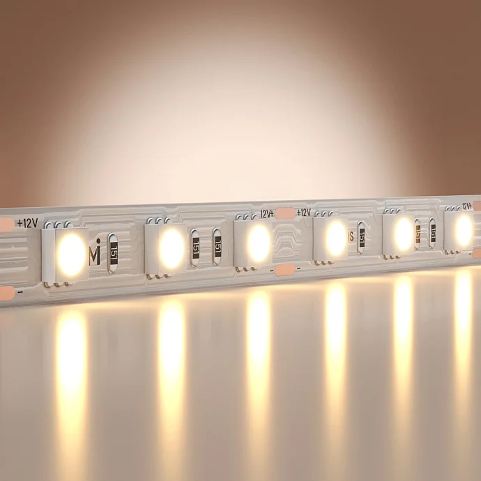 Led Strip Светодиодная лента 12В 5050 14,4Вт/м 3000K 5м IP 20 201183 — 14.40Вт IP20