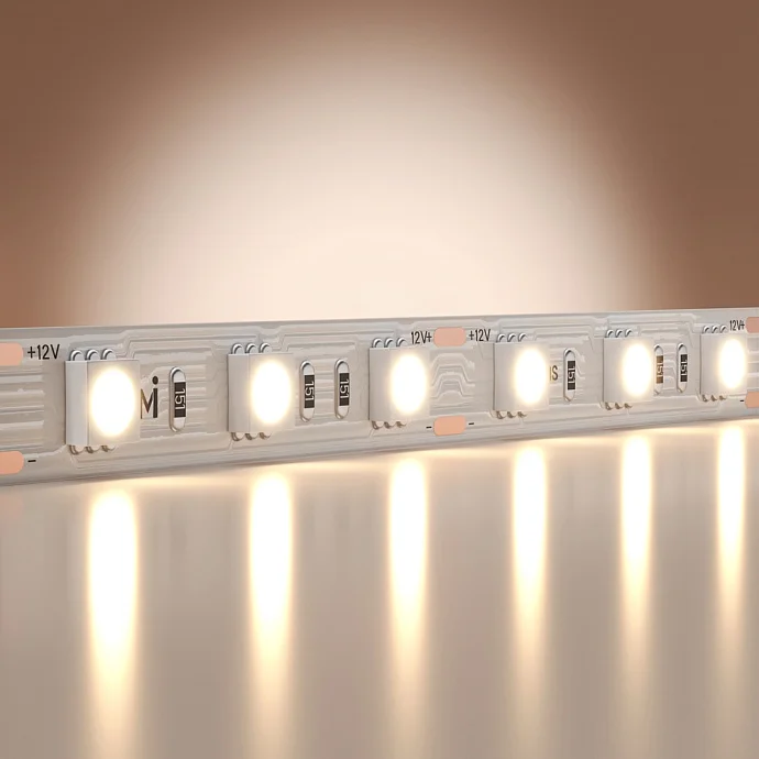 Led Strip Светодиодная лента 12В 5050 14,4Вт/м 4000K 5м IP 20 201184 — 14.40Вт IP20