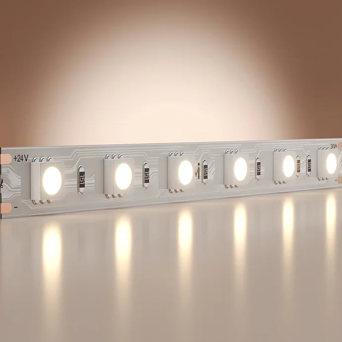 Led Strip Светодиодная лента 24В 5050 14,4Вт/м 4000K 5м IP 20 201190 — 14.40Вт IP20