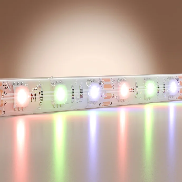 Led Strip Светодиодная лента 12В 5050 14,4Вт/м RGB 5м IP 65 201196 — 14.40Вт IP65