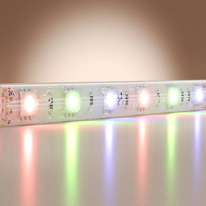 Led Strip Светодиодная лента 24В 5050 14,4Вт/м RGB 5м IP 65 201198 — 14.40Вт IP65