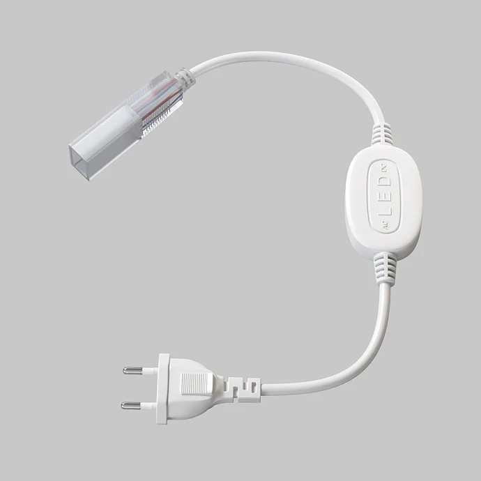 Led Strip Коннектор питания с сетевой вилкой для светодиодной ленты 220В 201205 — IP65