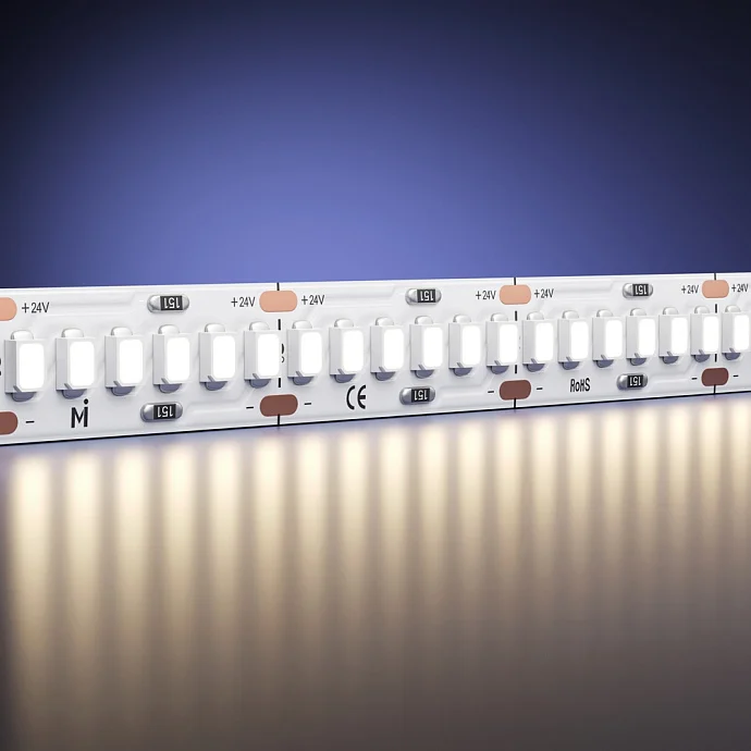 Led Strip Светодиодная лента 24В 2835 19,2Вт/м 3000K 5м IP 20 201215 — 19.20Вт IP20