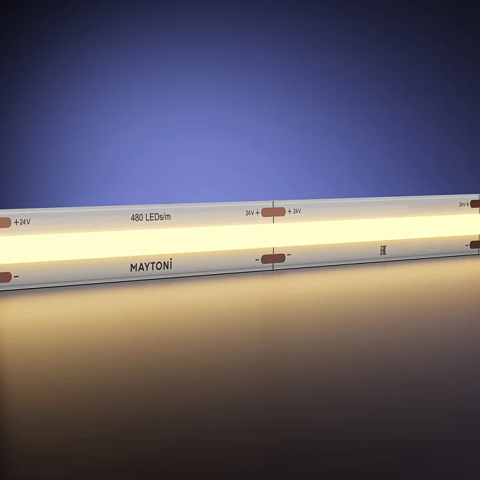 Led Strip Светодиодная лента 24В COB 15Вт/м 2700K 5м IP 20 201223 — 15.00Вт IP20