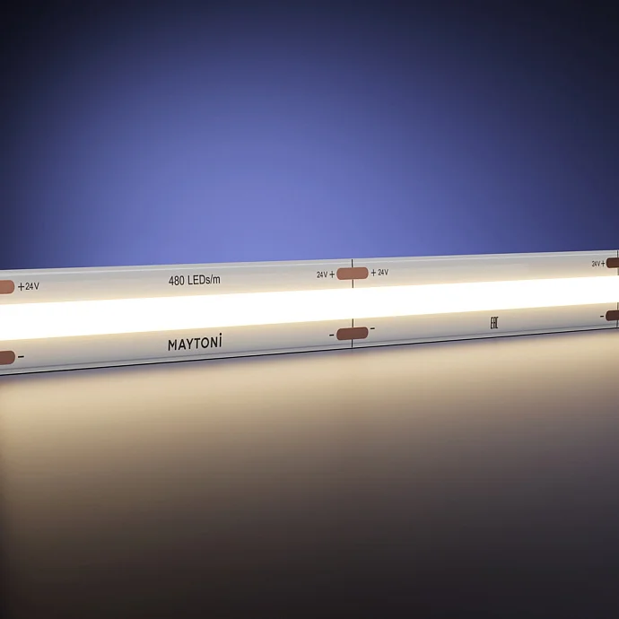Led Strip Светодиодная лента 24В COB 15Вт/м 3000K 5м IP 20 201224 — 15.00Вт IP20