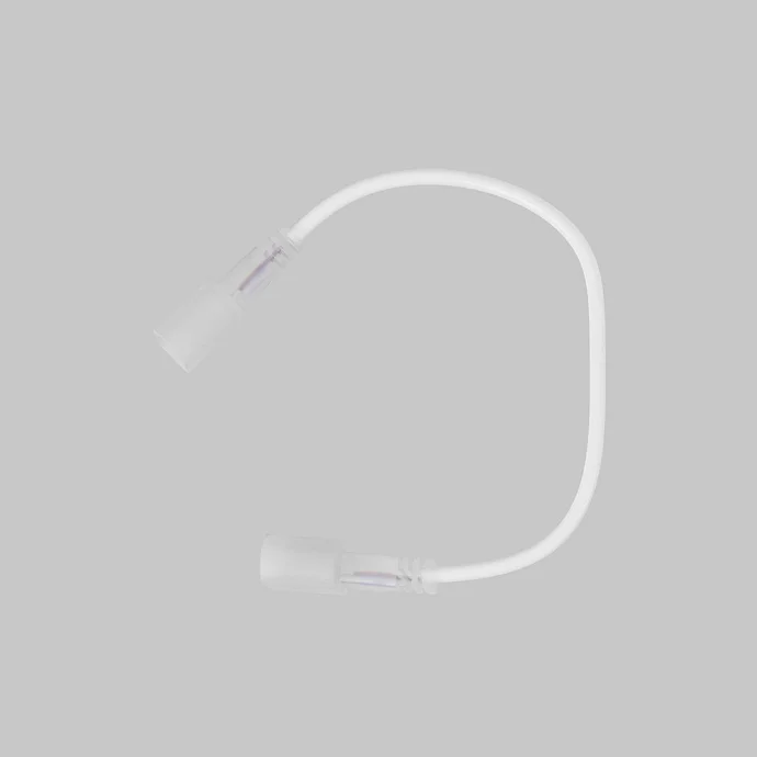 Led Strip Двусторонний коннектор с проводом для гибкого неона 220В 25x13 мм 201237 — IP65