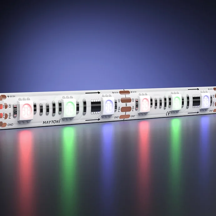 Led Strip Светодиодная лента 12В 5050 14,4Вт/м RGB 5м IP 65 201243 — 14.40Вт IP65
