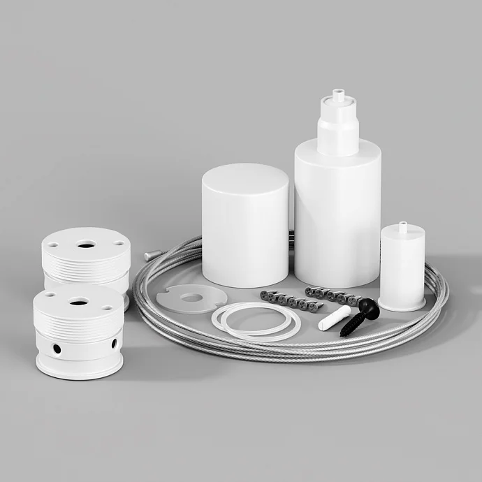 Led Strip Набор для вертикального подвесного монтажа LNM-D25-PS-W 20310 —  IP20