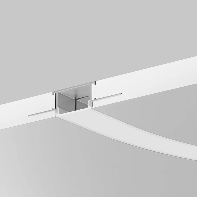 Led Strip Алюминиевый профиль встраиваемый с боковым изгибом ALM-6214SB-S-2M 636003 —  IP20