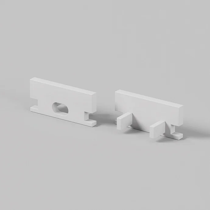 Led Strip Комплект заглушек (для профиля ALM-1908-S-2M) 2 шт. 642009 — IP20