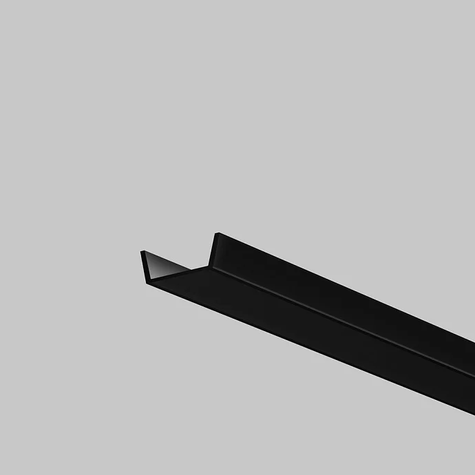 Led Strip Рассеиватель для профиля 16×12 (Чёрный, 2 м), ALM-005-B-DF-2M —  IP20