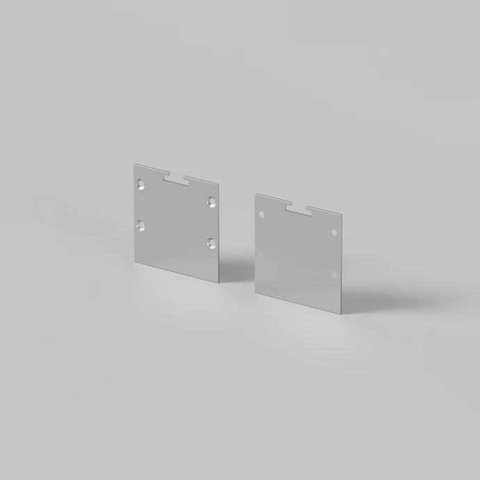 Led Strip Комплект заглушек (для профиля 35×35) 2 шт., ALM-35-S-EC —  IP20