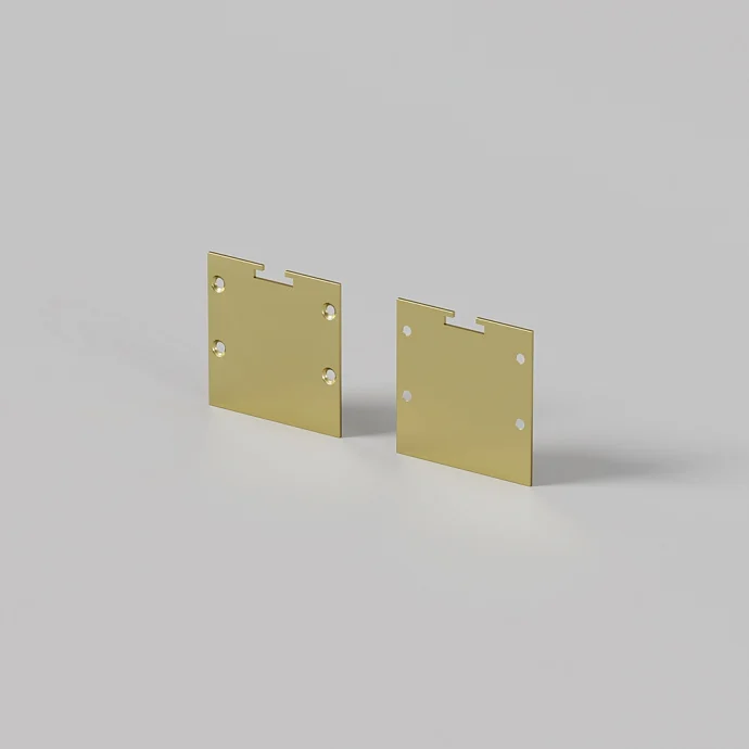 Led Strip Комплект заглушек (для профиля 35×35) 2 шт., ALM-3535BT-BR-EC —  IP20