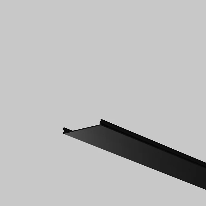 Led Strip Рассеиватель для профиля 35×35 (Чёрный, 3 м), ALM-35-B-DF-3M — IP20