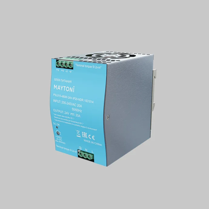 Led Strip Источник напряжения PSL015 24В 480Вт IP 20 821014 — 480.00Вт IP20