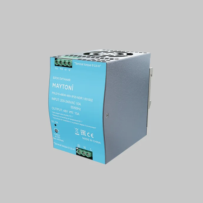 Led Strip Источник напряжения PSL015 48В 480Вт IP 20 831002 — 480.00Вт IP20