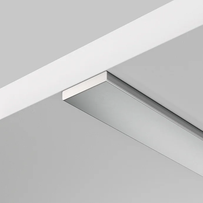 Led Strip Алюминиевый профиль технический 12×2 (Серебро, 2 м), ALM-1202-S-2M —  IP20
