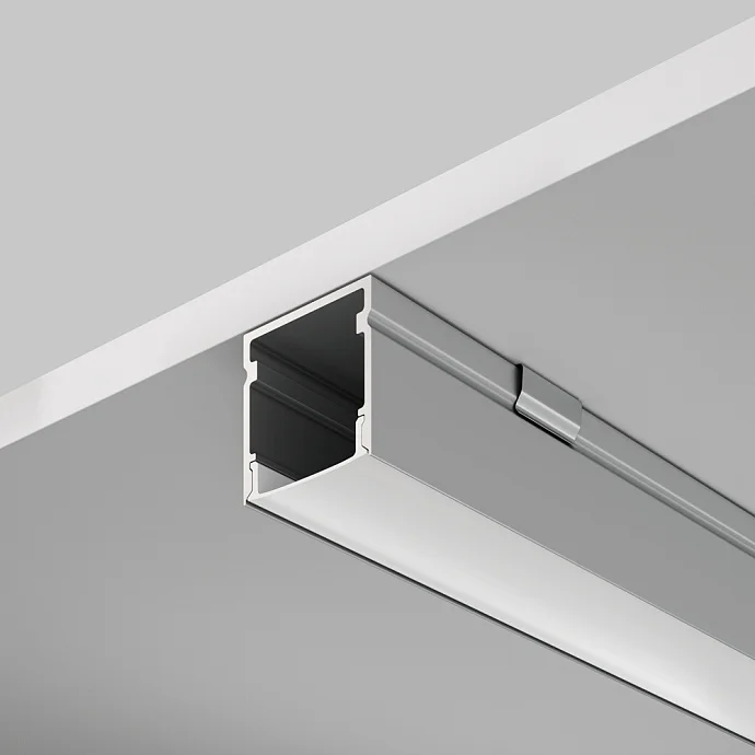 Led Strip Алюминиевый профиль накладной 20×20 (Серебро, 2 м), ALM-2020-S-2M — IP20