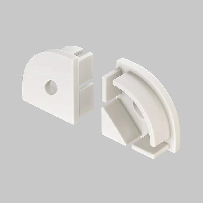 Led Strip Комплект заглушек (для профиля 16×16) 10 шт., ALM008EC —  IP20