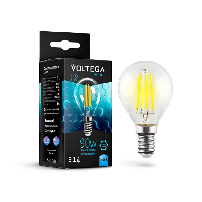 Voltega VG10-G45E14cold9W-F — 9.00Вт IP20