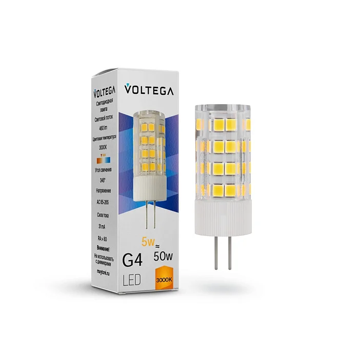 Voltega VG9-K3G4warm5W — 5.00Вт IP20