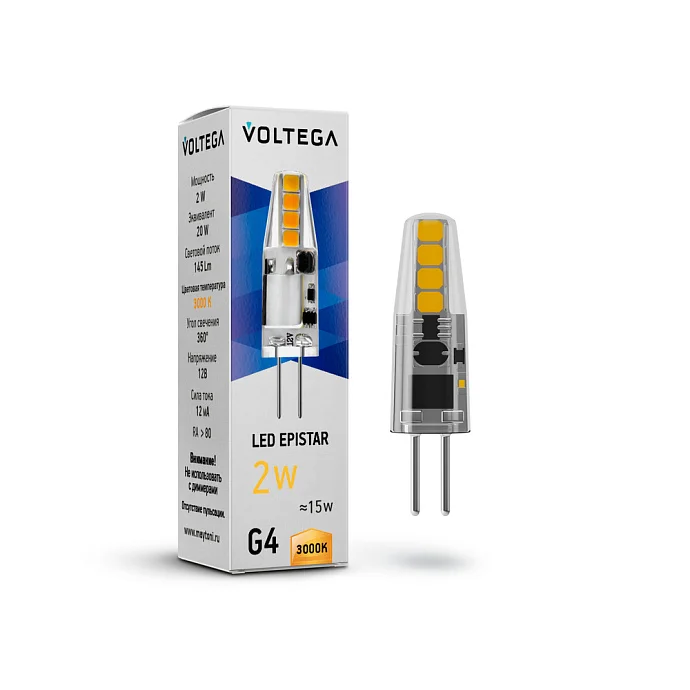 Voltega VG9-K1G4-3K-2W-12 — 2.00Вт IP20