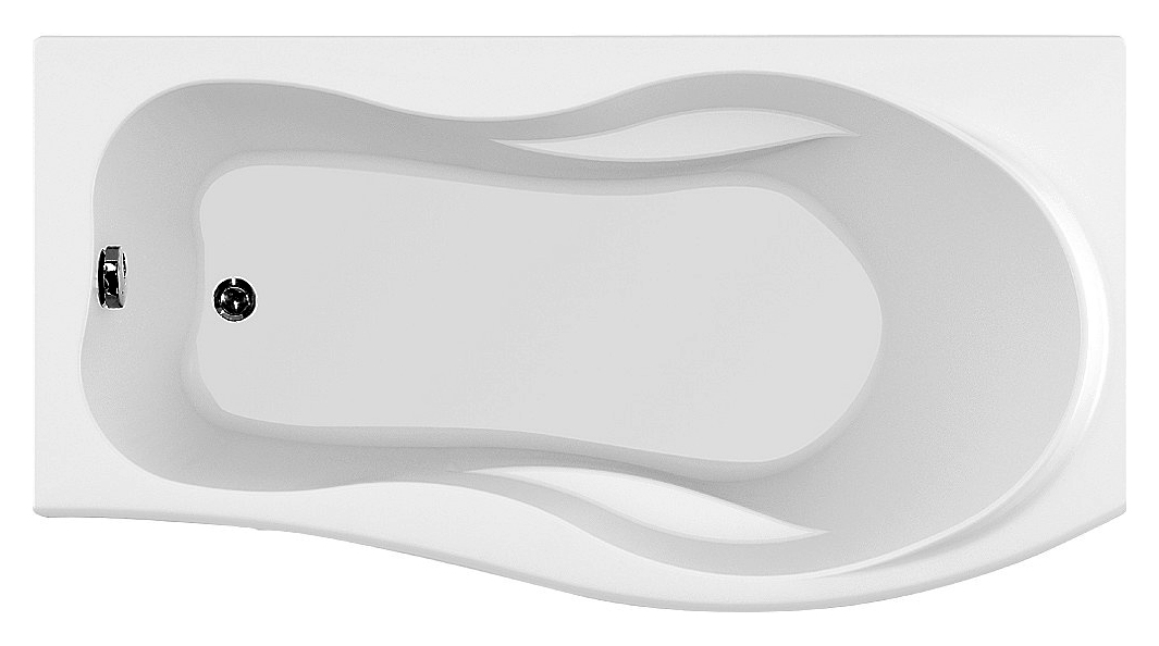 Акриловая ванна Aquanet Borneo 170x90 R