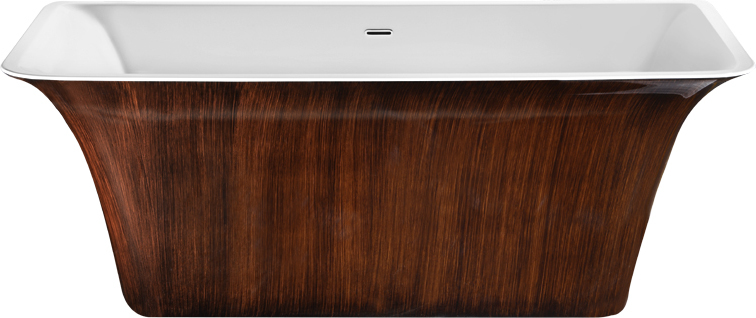 Акриловая ванна Lagard Evora Brown Wood